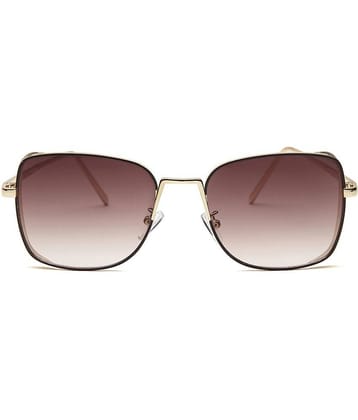YourSpex - Brown Square Sunglasses Pack of 1