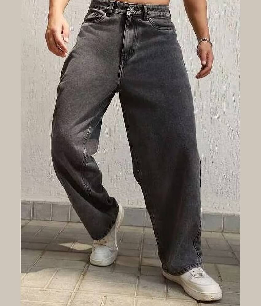 Star4well Relaxed Washed Men's Jeans - Grey ( Pack of 1 )