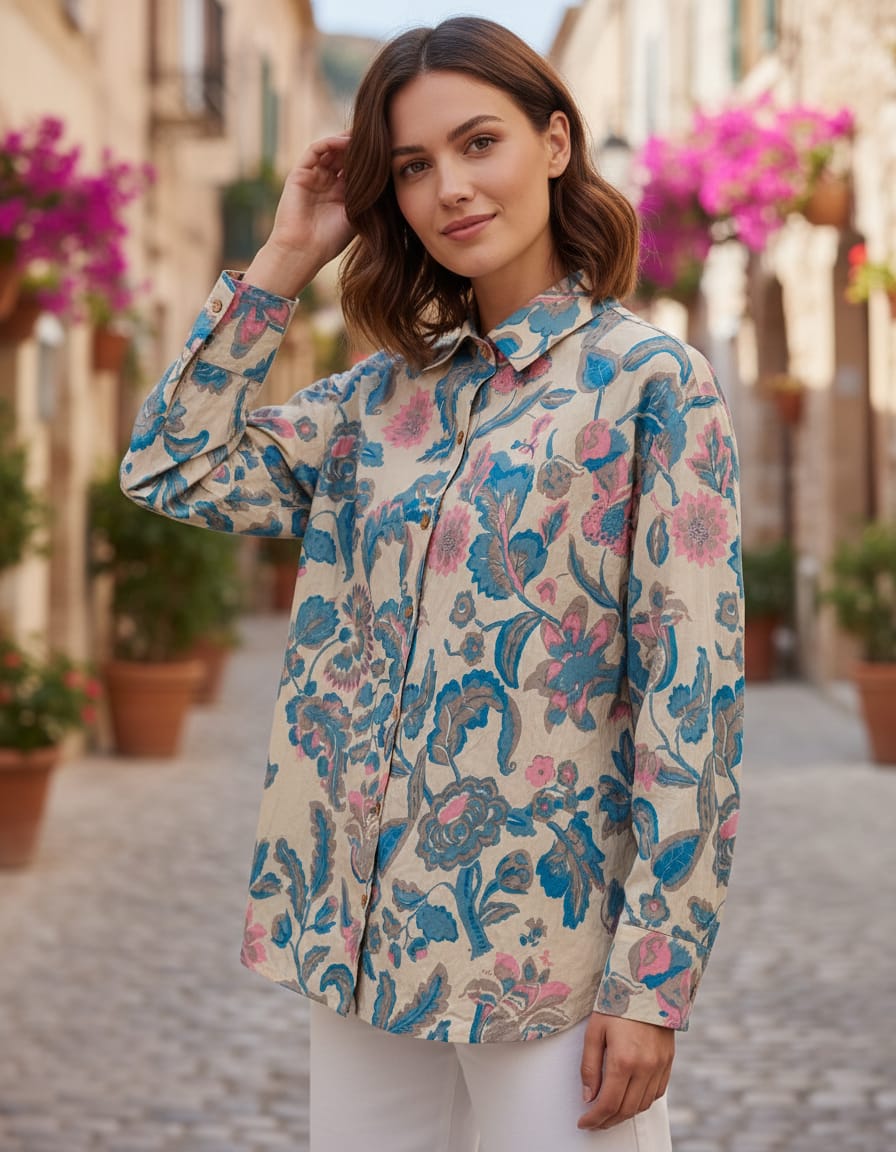 COTTON SHIRT FOR WOMEN Rajasthani Traditional.