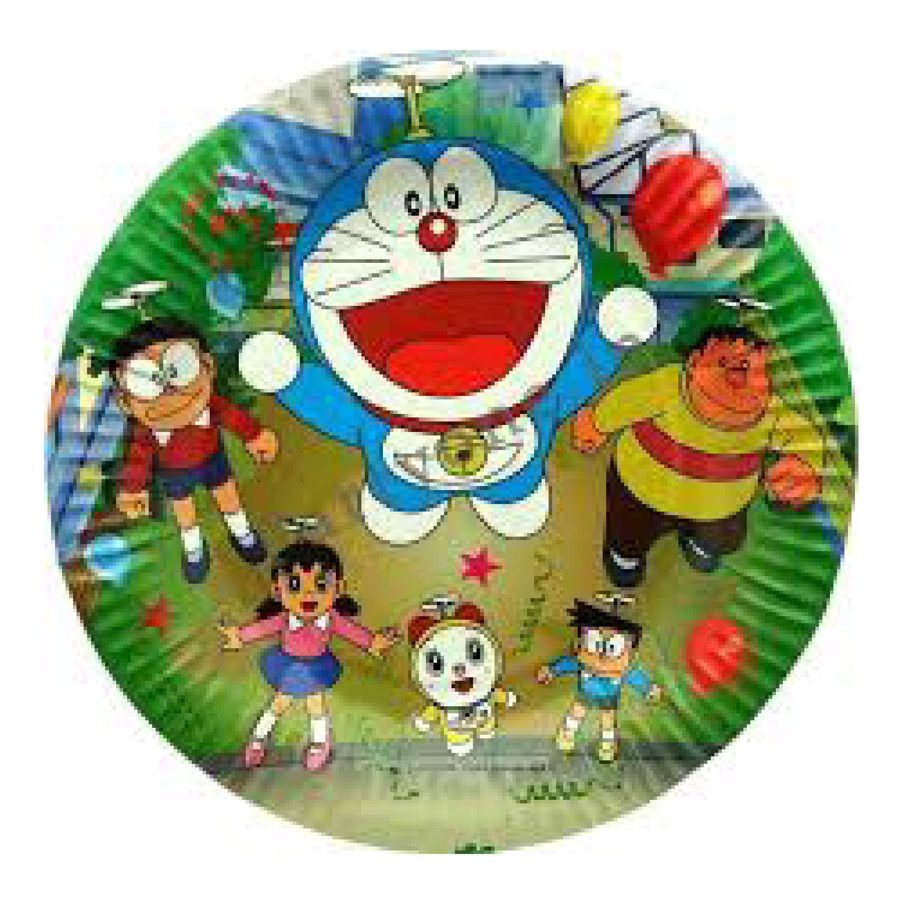 Wanna Party 9" Doraemon PaPer Plates - 10PC