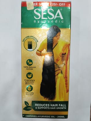 Sesa Ayurvedic Reduces hair fall & supports hair growth 100% natural actives