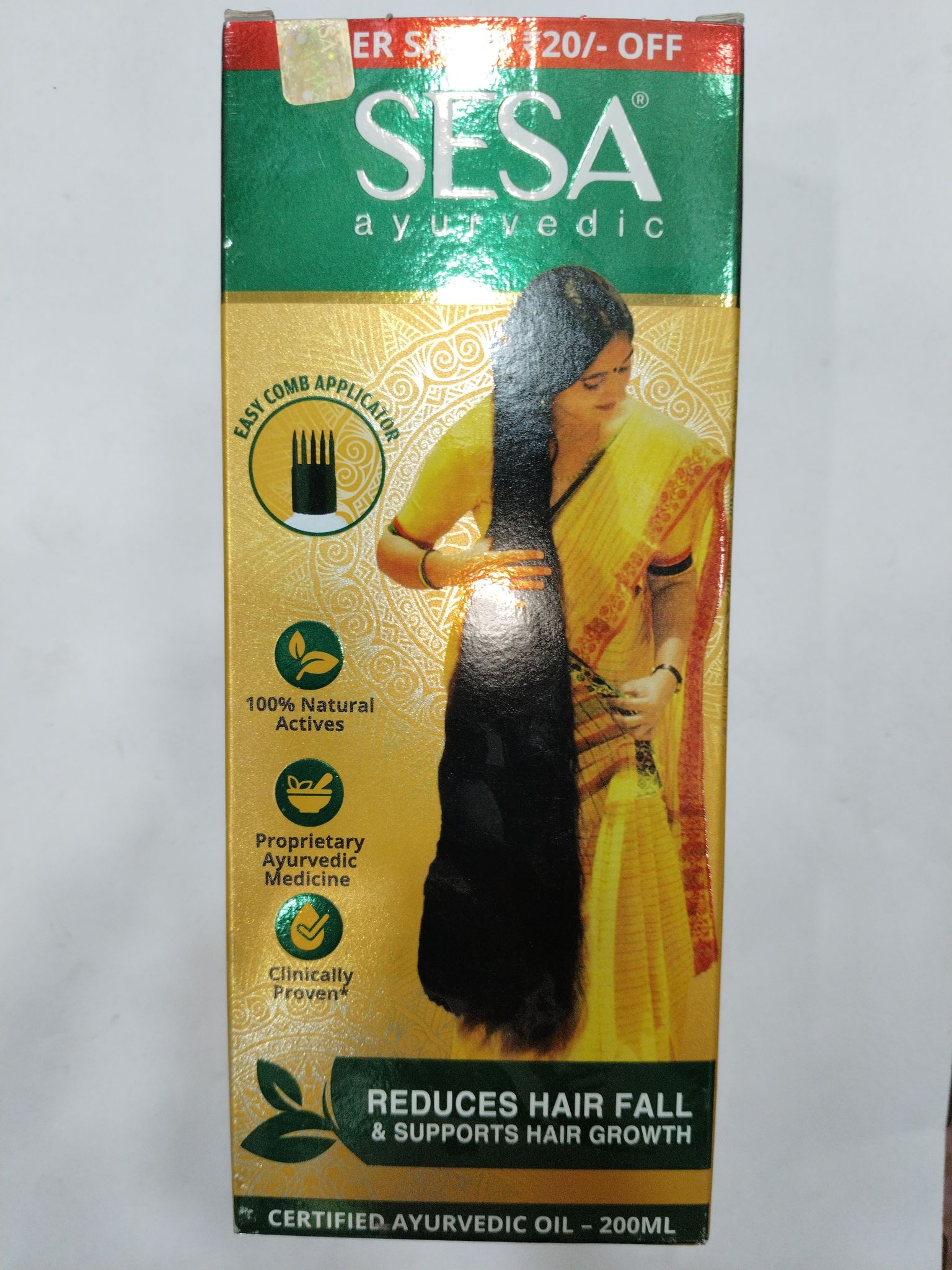 Sesa Ayurvedic Reduces hair fall & supports hair growth 100% natural actives