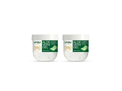 Vasu Aloe Vera Gel 200ml (Pack of 2) Vasu Aloe Vera Gel 200ml (Pack of 2)