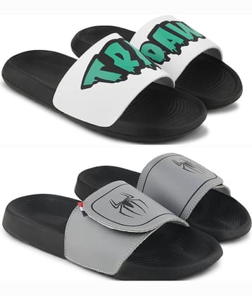 PERY PAO Multi Color Men's Combo Slipper