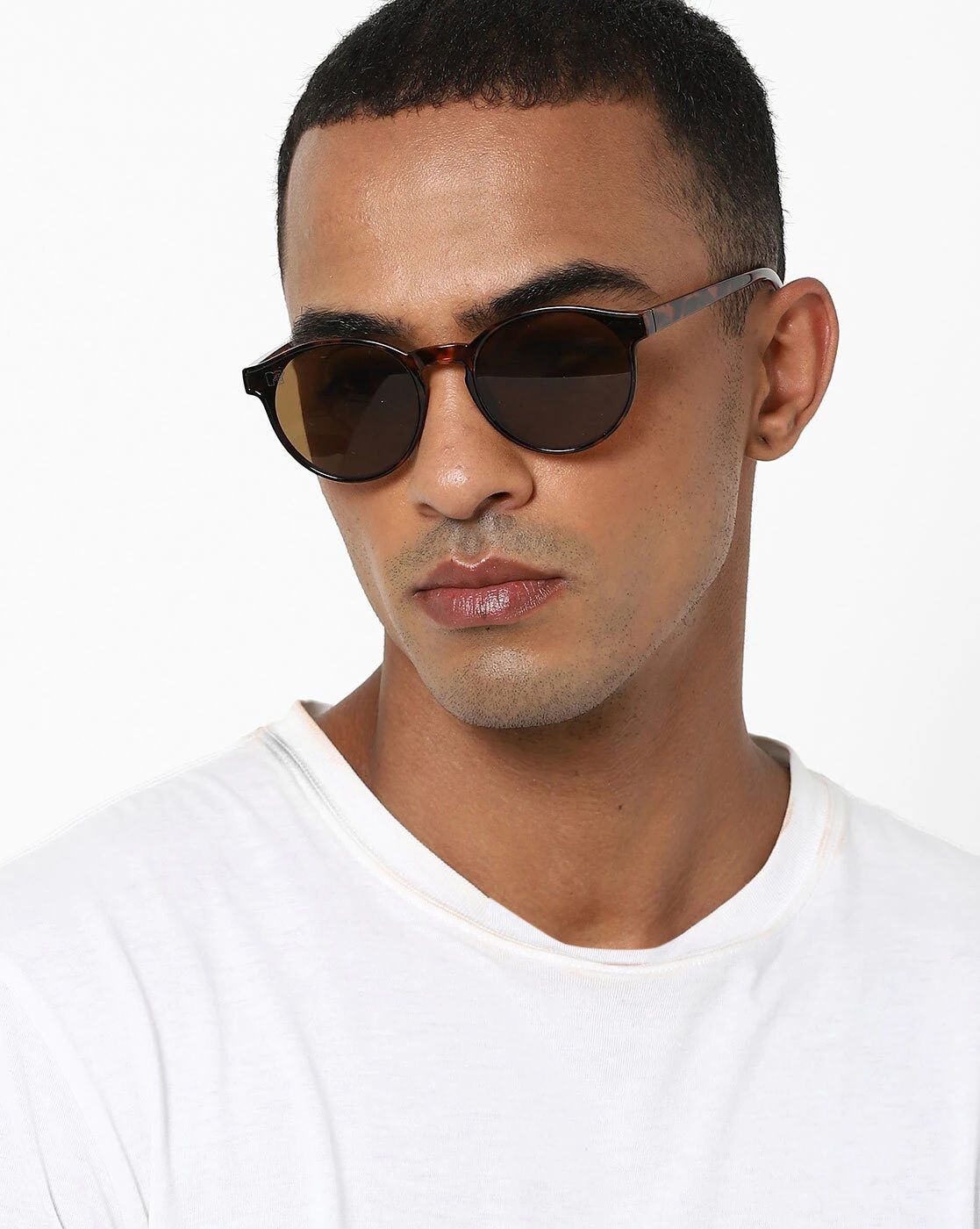 MTV Shield Brown Men Brown Multicolor Full-frame Plastic Animal Print UV 400 Protection Sunglass-MTV-221