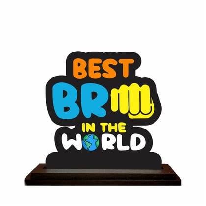 THE MAGICAL GIFTS BEST BRO IN THE WORLD Table top frame for you brother | 8x8