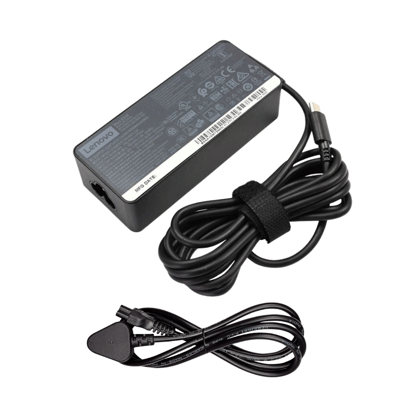 OEM Lenovo 65W Standard AC Adapter (USB Type-C)- Check Compatible models in Description-  With Power Cable