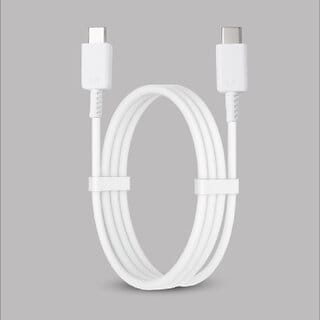 Digimate Type-C to Type-C Super Fast Charging Data Cable, 5A, 65W Support, TPE Material, (DG-TCC-1004, White)