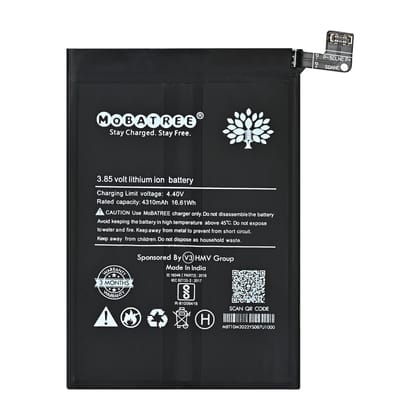 Mobatree Orignal Mobile Battery for Oppo Reno 5 Pro - BLP 823 (6 months Guarantee)