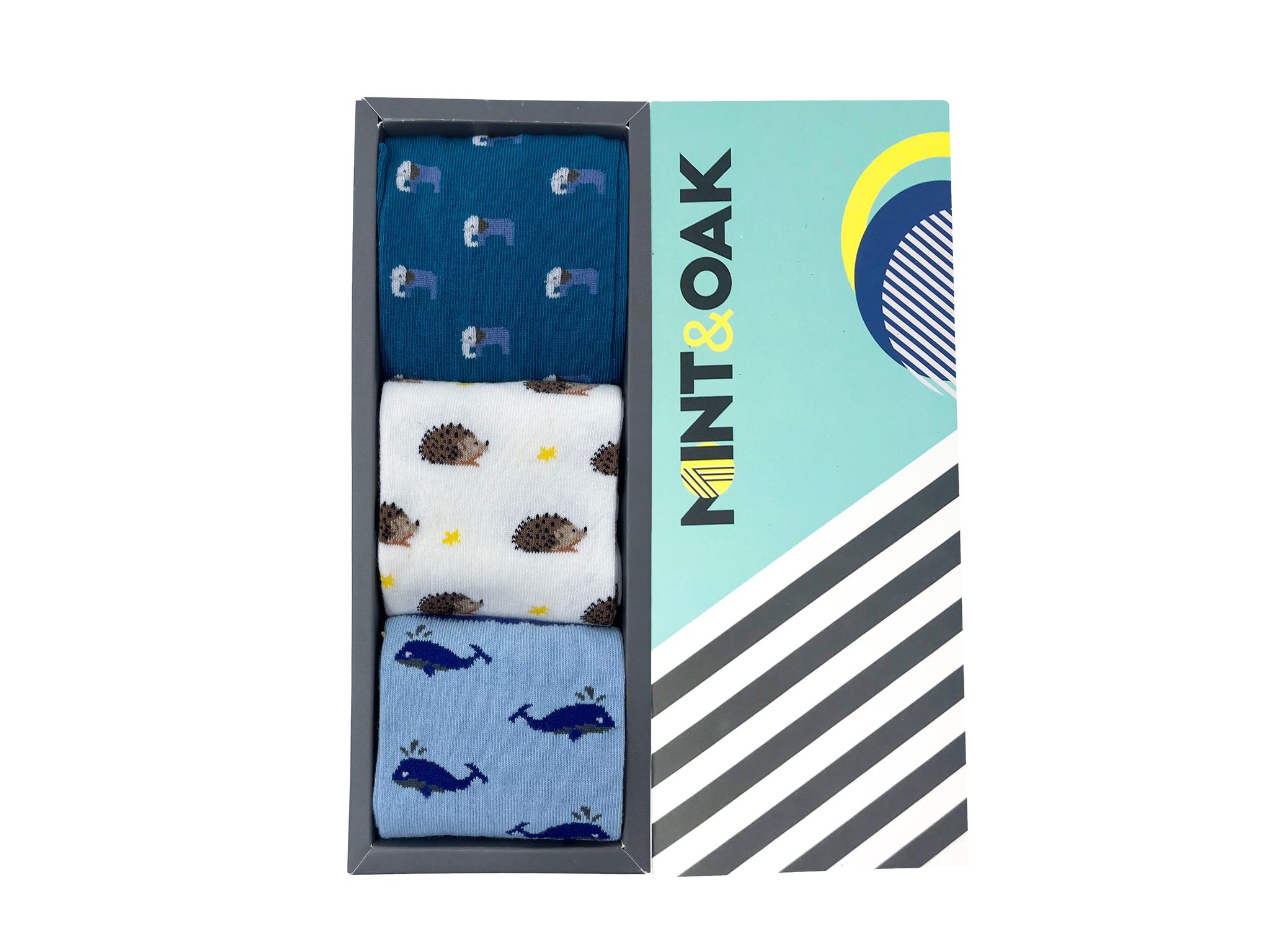 The Perfect Trio Set-of-3 Crew Socks for Men