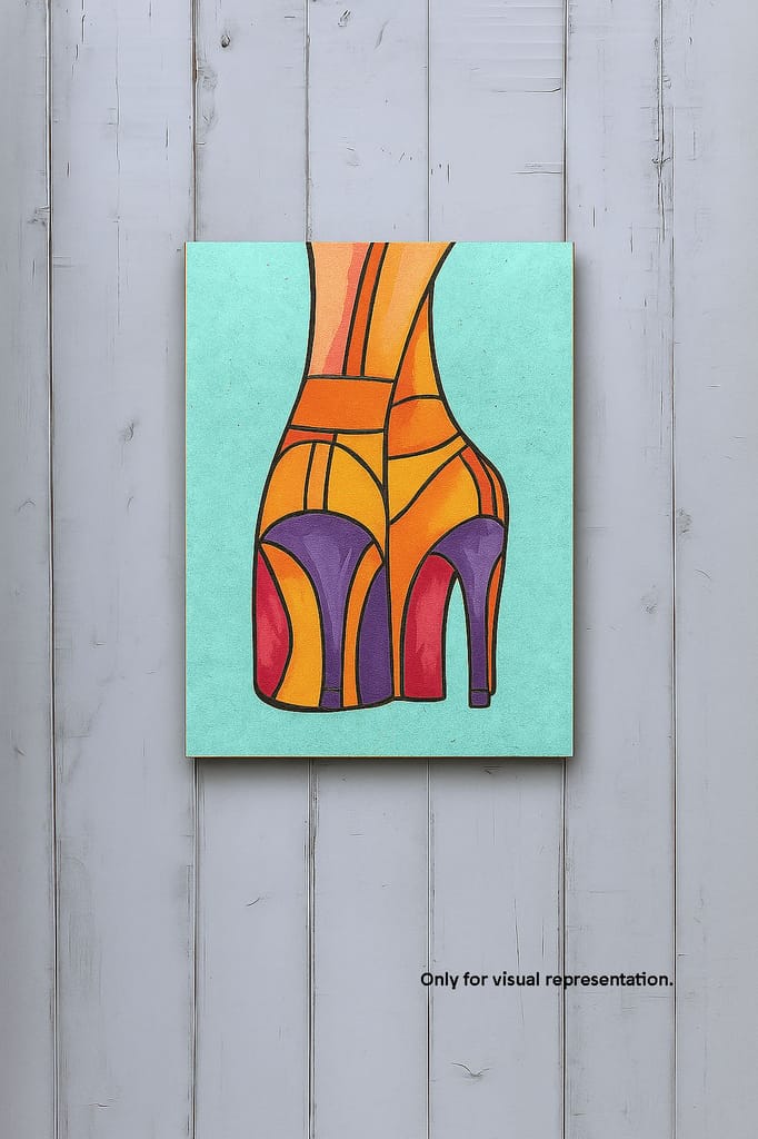 Dbeautify's MDF DIY Traditional Painting – High Heels
