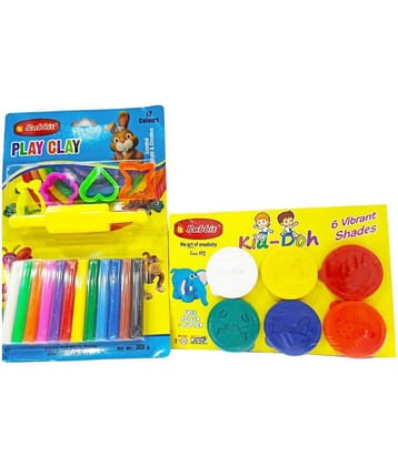 Play Doh Set 6 colors 50g each|+Play Clay big set 12 colors|Play Doh Clay Set|Play Clay for Kids all colors|Safe, Non-Toxic & Non-Sticky|Play Clay Dough for Kids with tools & moulds|3+ age group
