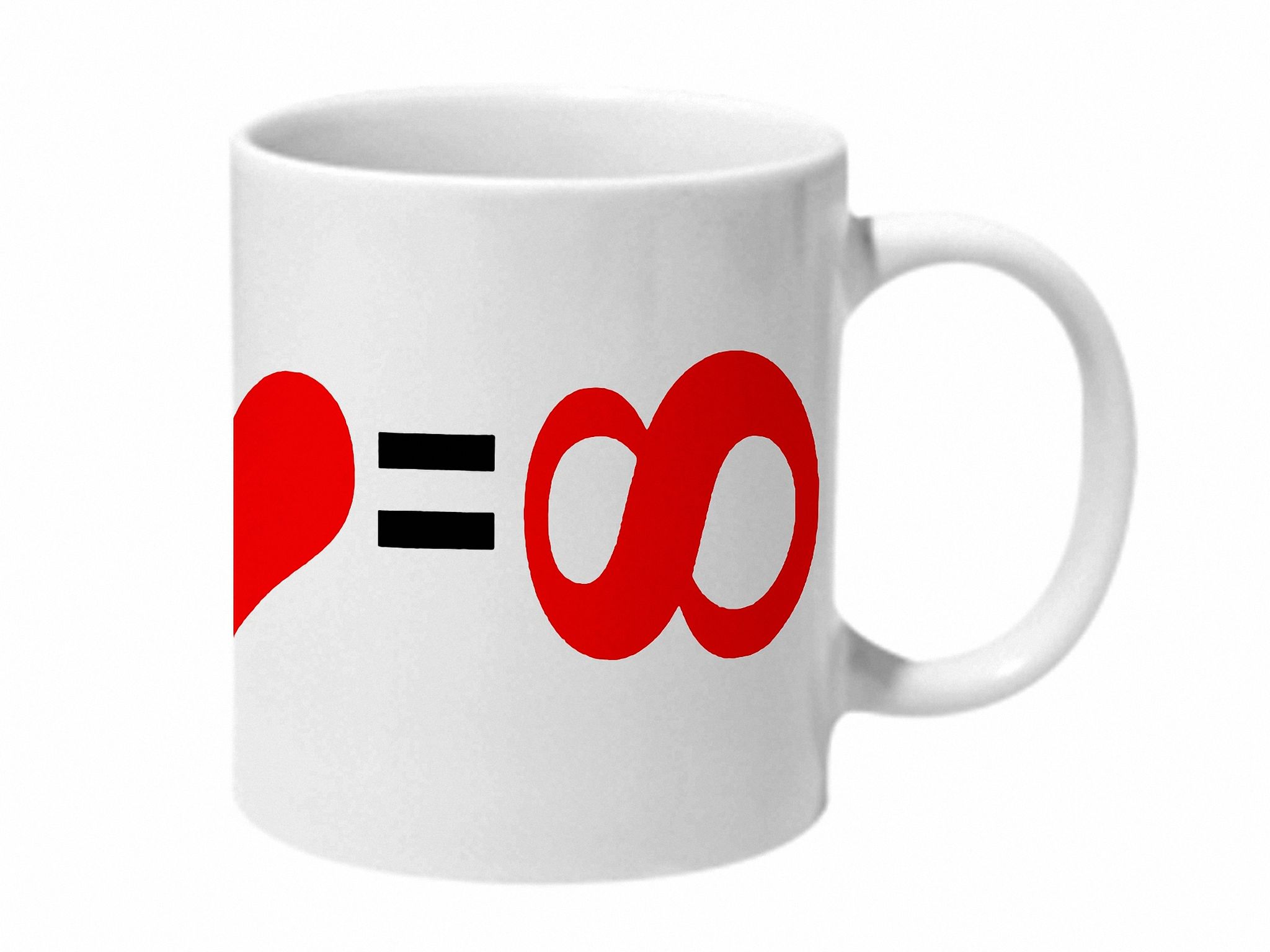 Multicolor Infinity Of Love Ceramic Mug