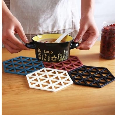 PVC Tea Coaster Anti-Slip Heat-Resistant Mat