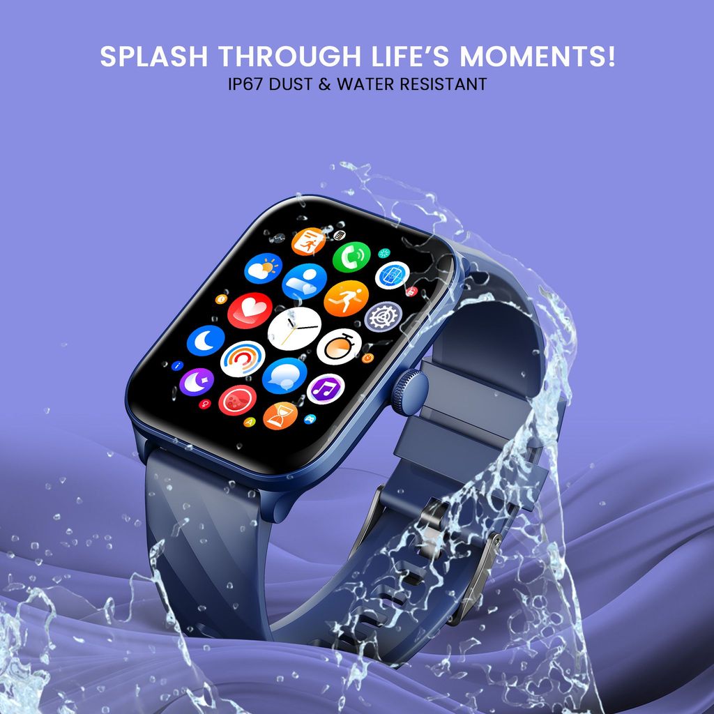 CELLECOR M5 Plus 2.01" IPS HD Display | 700 NITS | BT-Calling | AOD | IP67 | BT v5.4| Smartwatch Blue