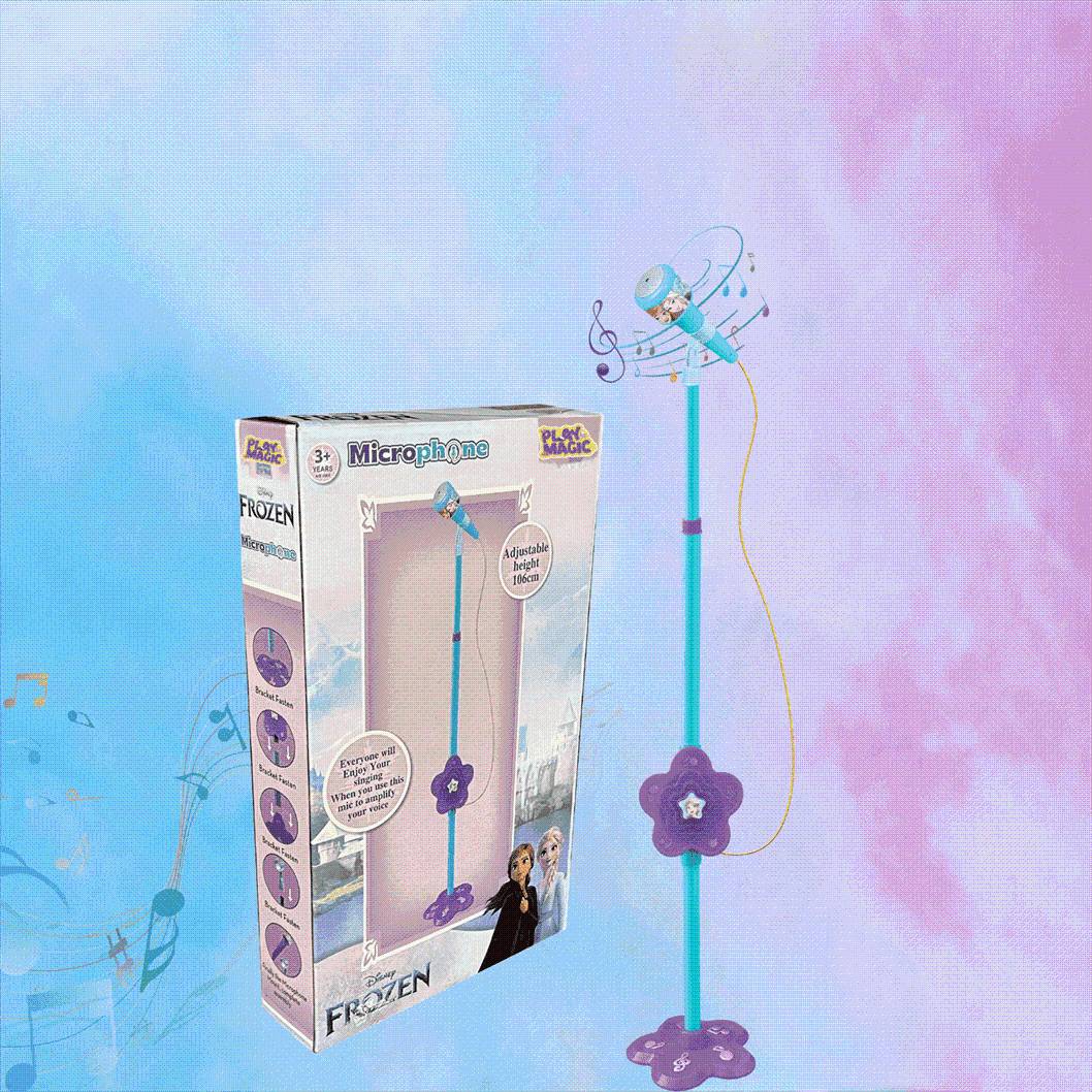 PlayMagic Mic With Stand Frozen