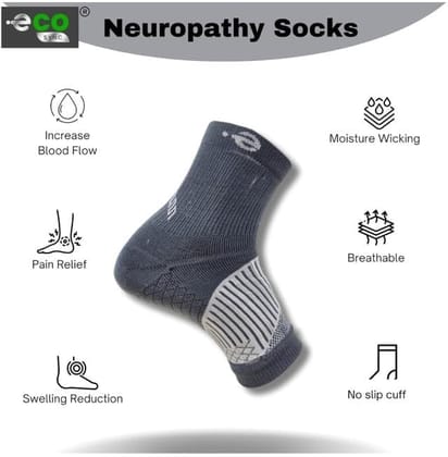 3_Pair Set Unisex Casual Cotton Printed Ankle Length Support Socks (Multicolor)-PID63420