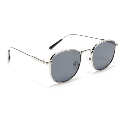 Voyage Round Black Silver Sunglasses MG2977-C1