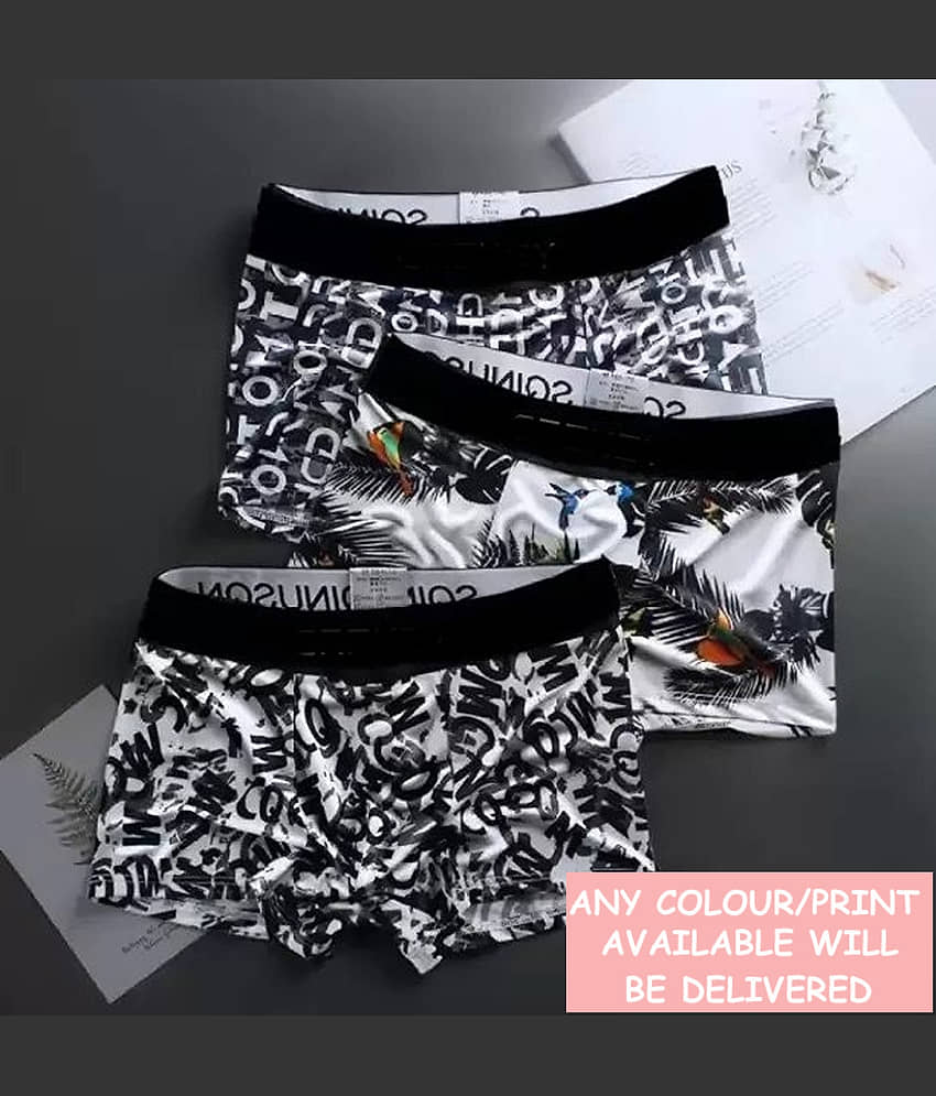 CAVENDRES Pack of 3 Boys Modal Trunks ( Multicolor )