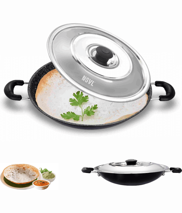 NSVL Aluminium Non-Stick Chetty Pan ( Pack of 1 )