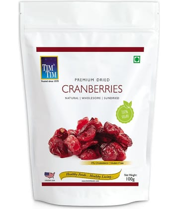 Tim Tim Premium Dried Cranberries 100g