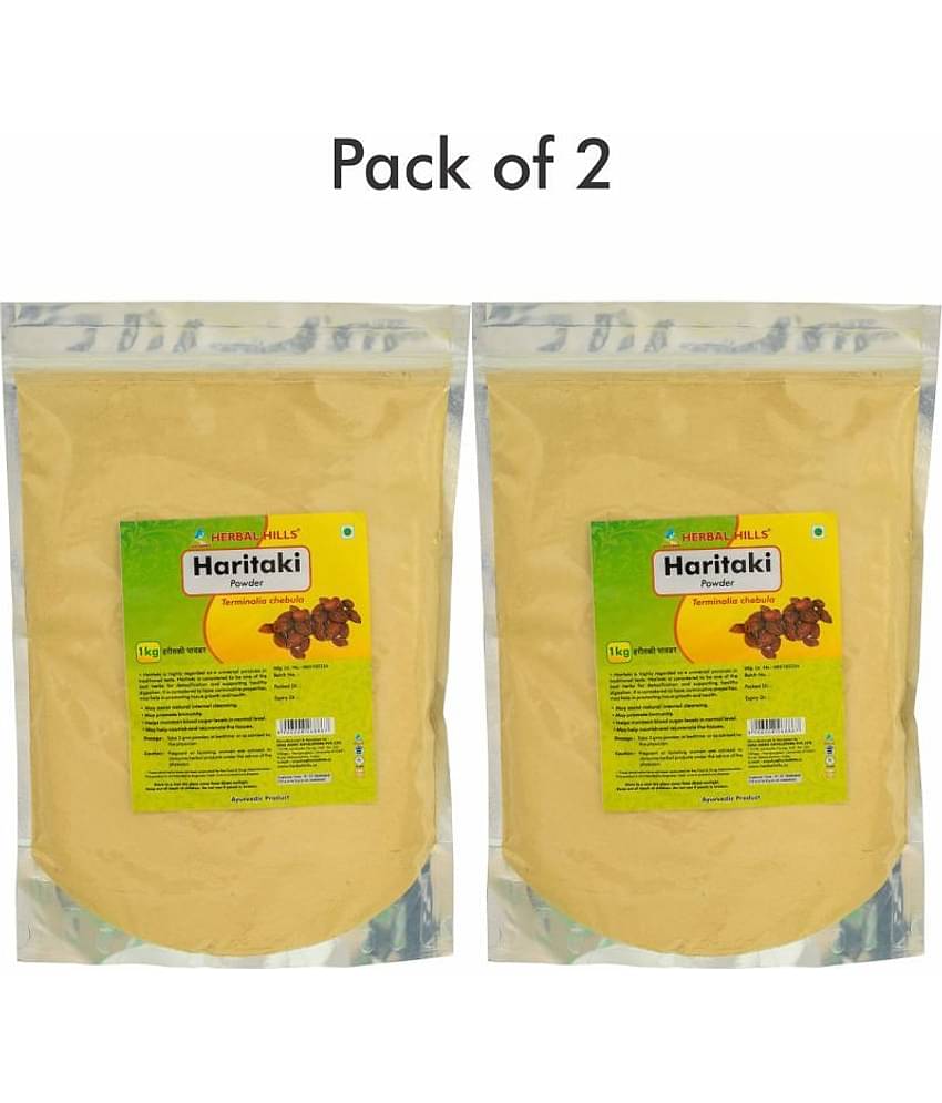 Herbal Hills Haritaki Powder 1 Kg Pack of 2