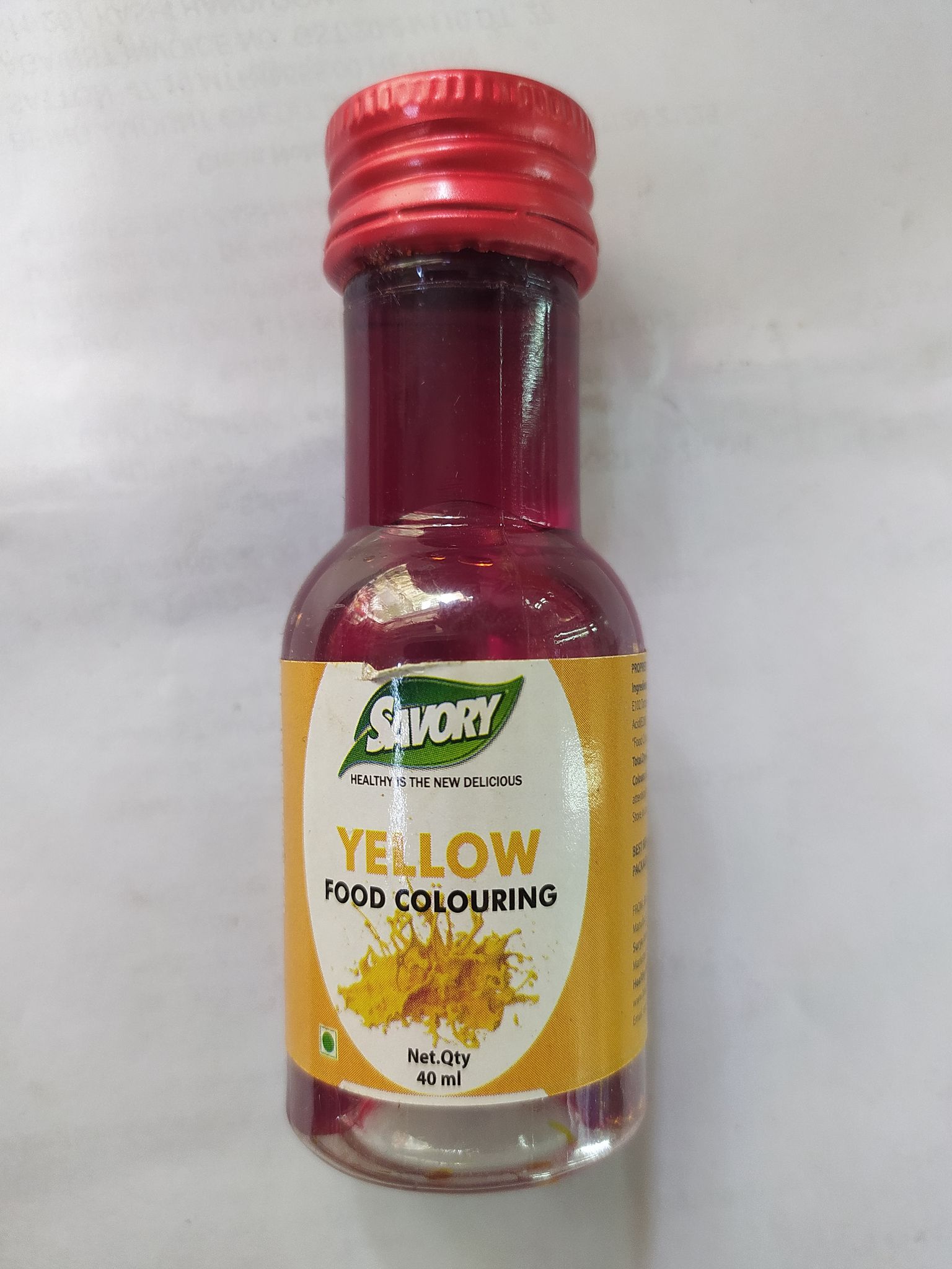 Savory Yellow Food colouring 