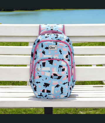 CLUCI Blue Polyester Backpack For Kids