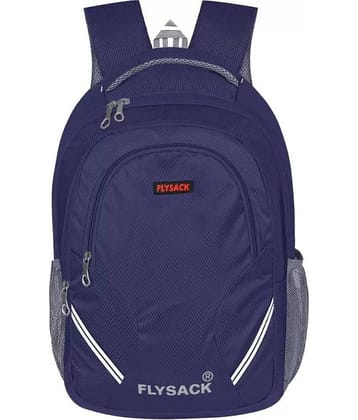 FLYSACK Blue PU Backpack ( 30 Ltrs )