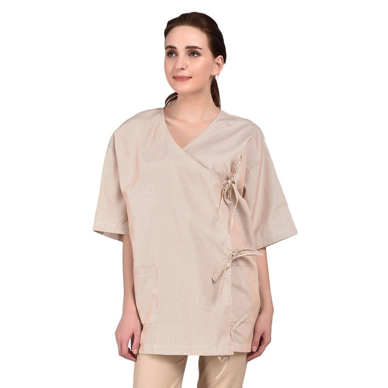 Ara India Beige Patient Dress Hospital Uniform