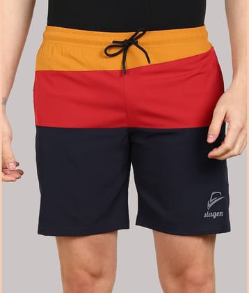 SLAGEN - Multicolor Polyester Men's Running Shorts ( Pack of 1 )