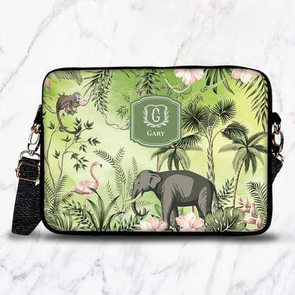 Savanna Wild Laptop Bag-Lime Green / 15.5"