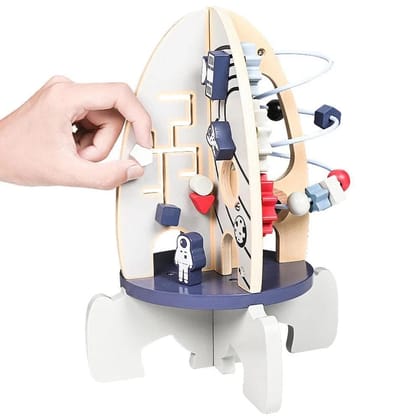 Multifunctional Rocket Around The Beads Toy