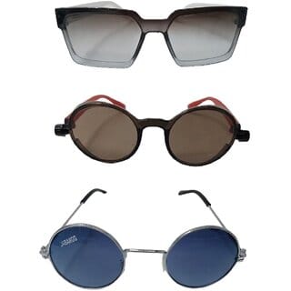 FOREVER 99 Kids Boy and Girls sunglasses U V protected stylish combo pack of 3 Fit age 2-10 year
