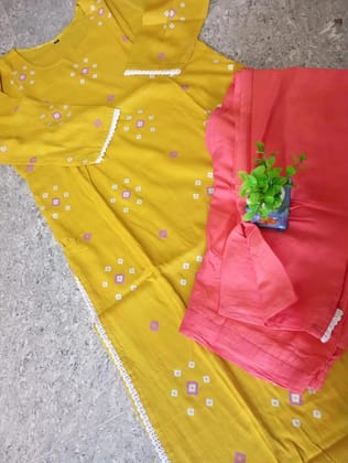 Sunny Yellow Cotton Summer Dress Sunny Yellow Cotton Summer Dress