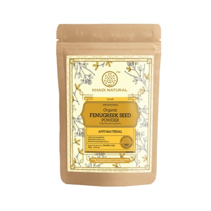 Khadi Natural Organic Fenugreek Seed Powder For Hair Care 100% Natural - 100gm