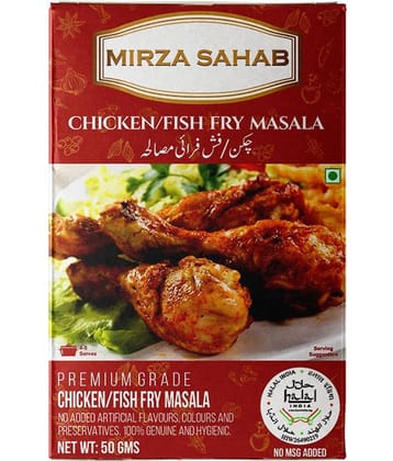 Mirza Sahab Chicken / Fish Fry Masala Instant Mix 50 gm Pack of 4