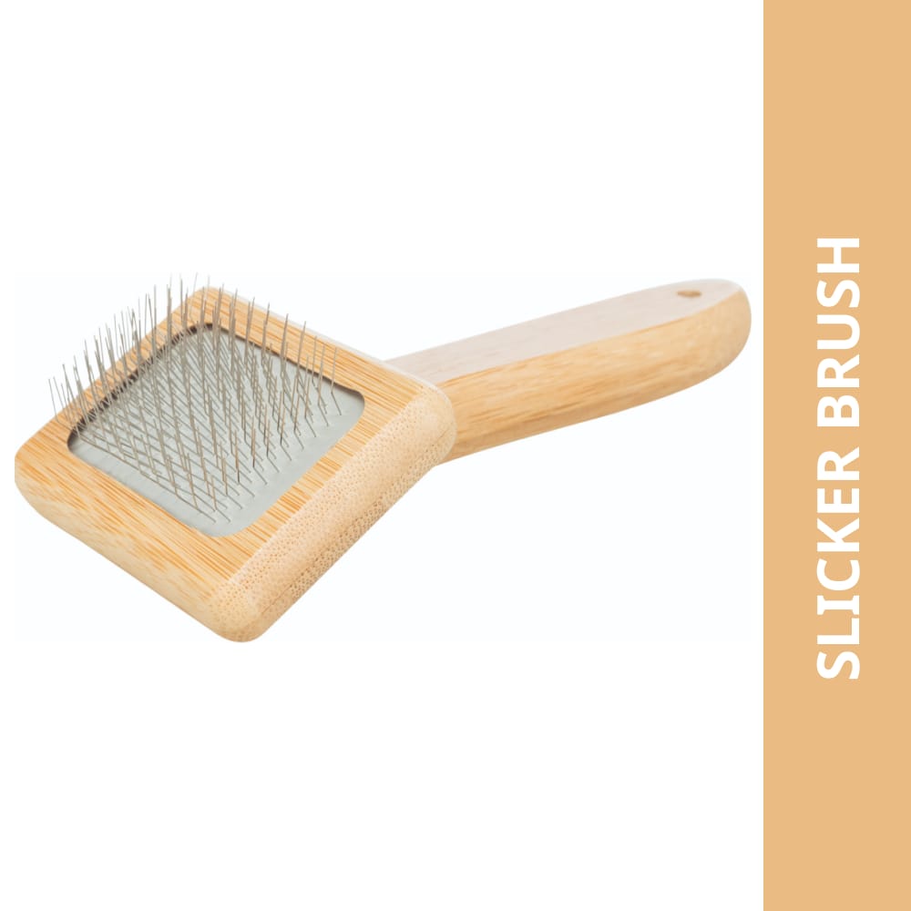 Trixie Bamboo Slicker Brush for Dogs Trixie Bamboo Slicker Brush for Dogs - 12x15cm