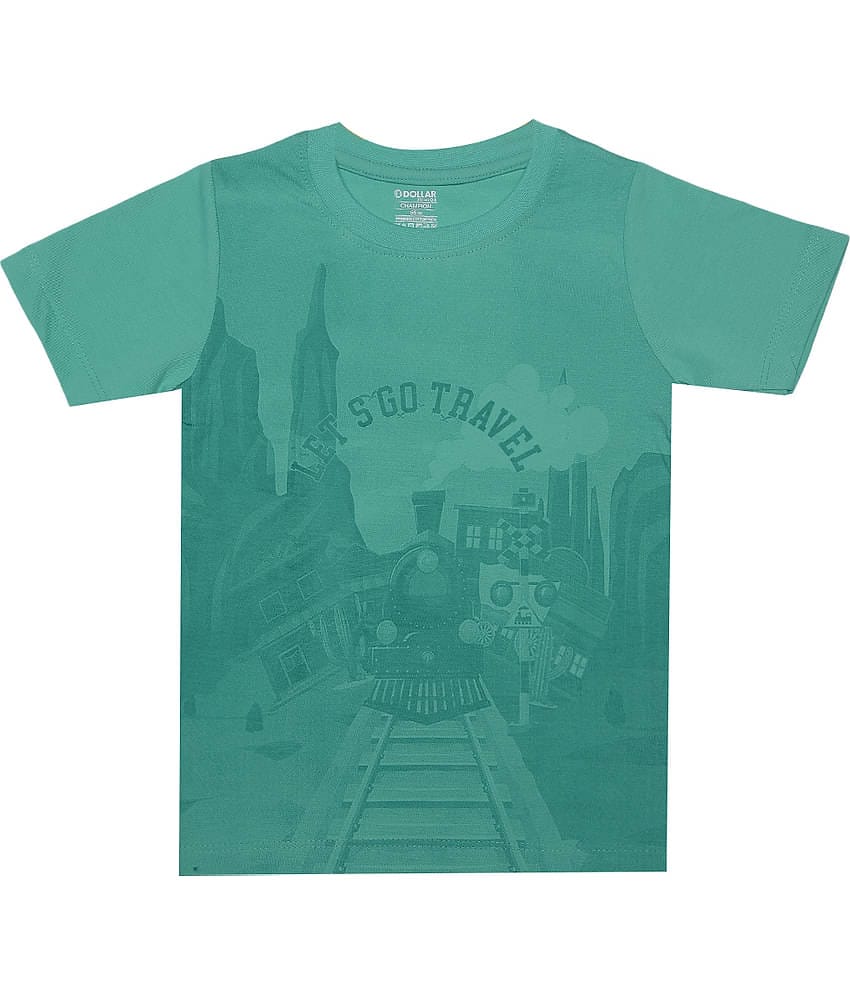 Dollar Champion Kidswear Pack of 1 Boys Cotton T-Shirt ( Multicolor )