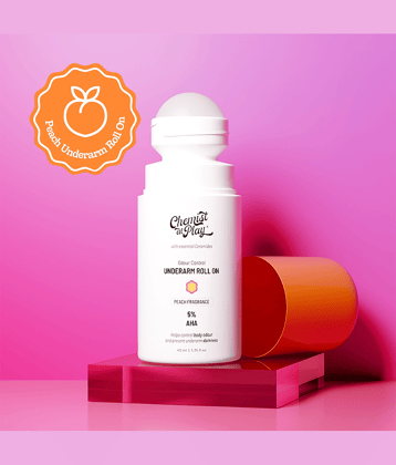 Chemist At Play 5% Aha Underarm Peach Fragrance Deodorant Roll On For Odour Control, 40ml (Pack of 1)
