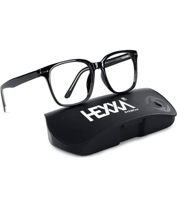 Hexxa Clear Full Rim Rectangular Computer Glasses ( Pack of 1 )