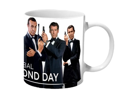Multicolor Global James Bond Day Ceramic Mug