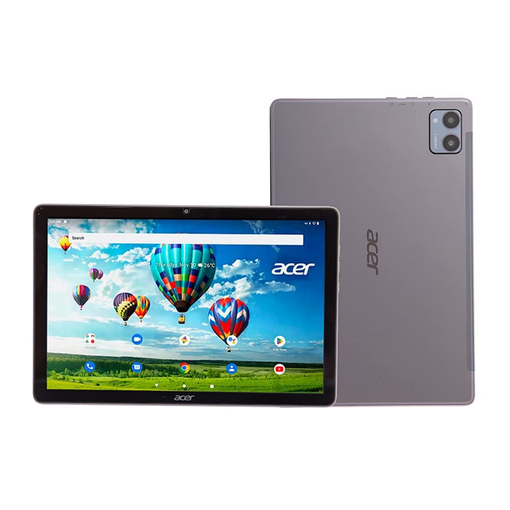 Acer One 10 T9-1212L Tablet 25.65 cm (10.1") Screen Size with 6GB RAM and 128GB ROM, Wi-Fi + 4G LTE(Calling), Android 12- Grey