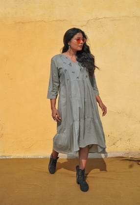 CurveFlair Chic: Summer Ready in our  Cotton Dress for Curvy Sizes
