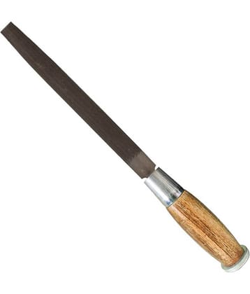 Amb File Wooden Handle Steel Cut Half Round 6 Inches