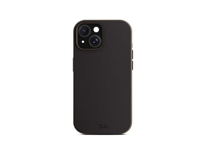 DailyObjects Leatherite MagSafe Phone Case Cover for iPhone 15 Plus - Black-Beige