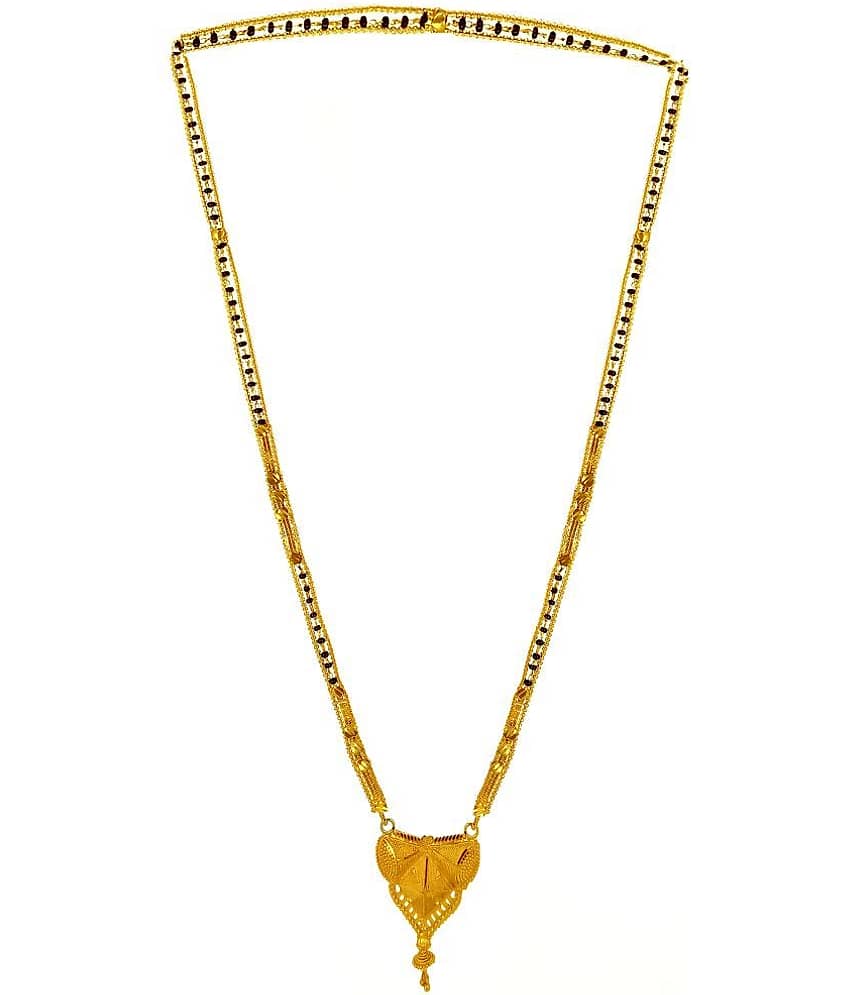 JIPPA - Golden Mangalsutra ( Pack of 1 )