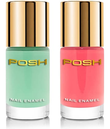 Posh Nail Polish Multi Glossy Pack of 2 9 mL