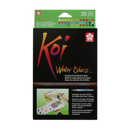Sakura Koi Water Colour Cake Set Of 36