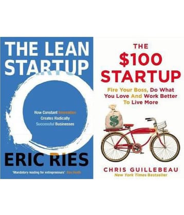 Set Of 2 Books The Lean Startup + The ,100 Startup (Paperback, Eric Ries, Chris Guillebeau)